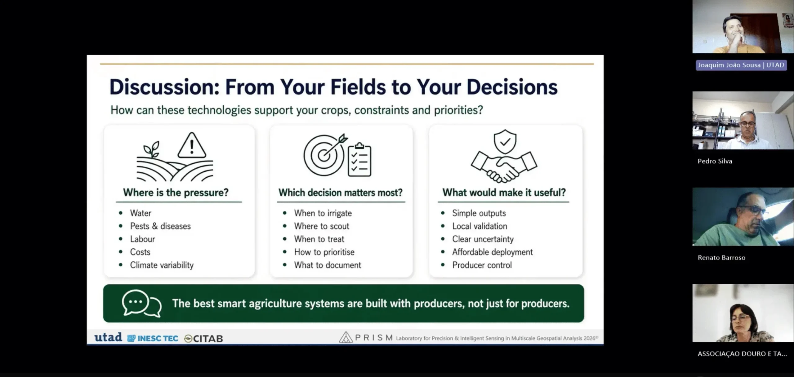 Webinar “Innovative Agri-Tech: Além da IoT” reforça o papel da tecnologia na tomada de decisão agrícola