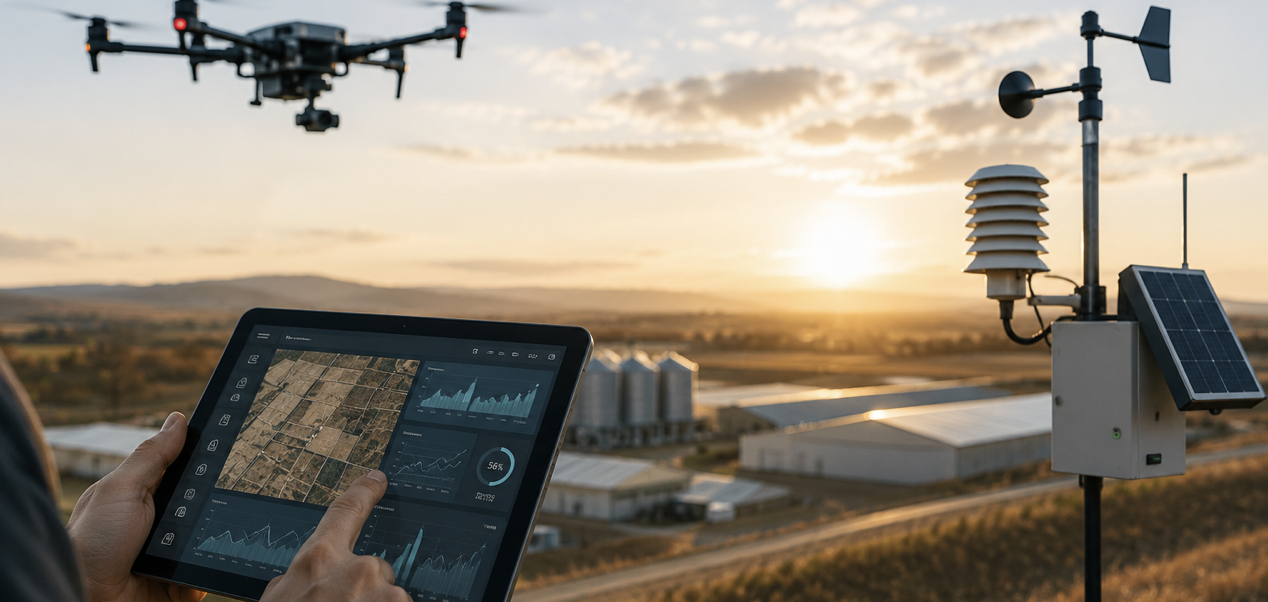 Deteção remota e agricultura de precisão na monitorização de culturas